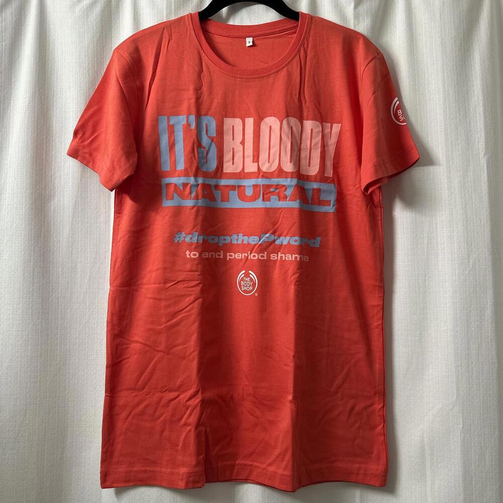 The Body Shop Women's Orange Tshirt